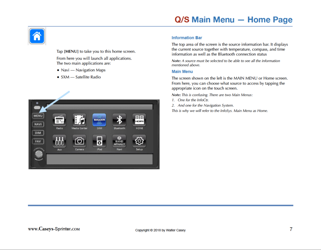 Infotainment Center Tutorial Mercedes Sprinter Manual
